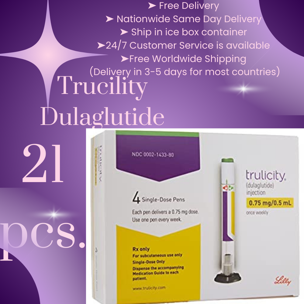 Trucility Dulaglutide Package of 50 Slimming Pens Available in 0.75 mg, 1.5 mg, 3 mg, 4.5 mg