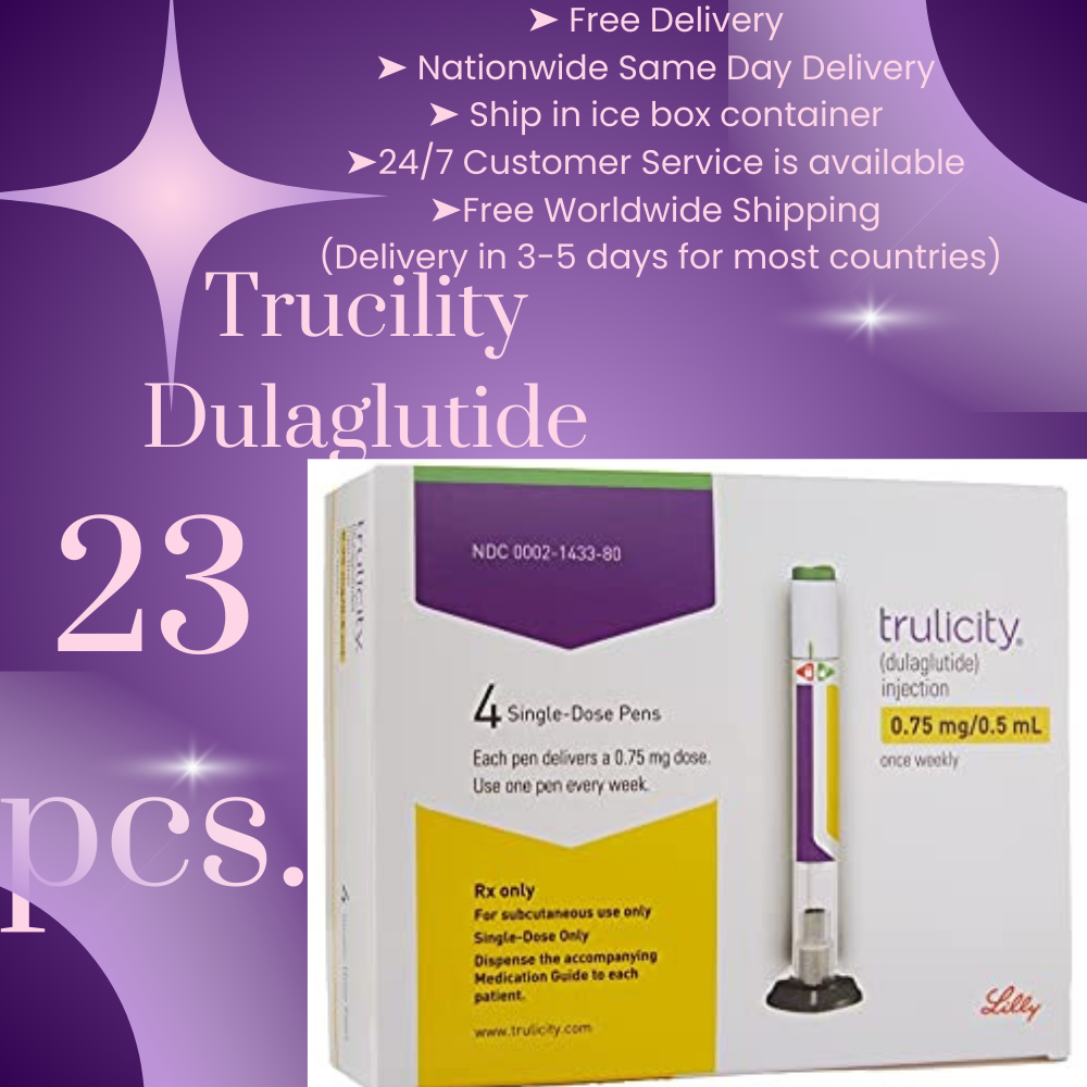 Trucility Dulaglutide Package of 23 Slimming Pens Available in 0.75 mg, 1.5 mg, 3 mg, 4.5 mg