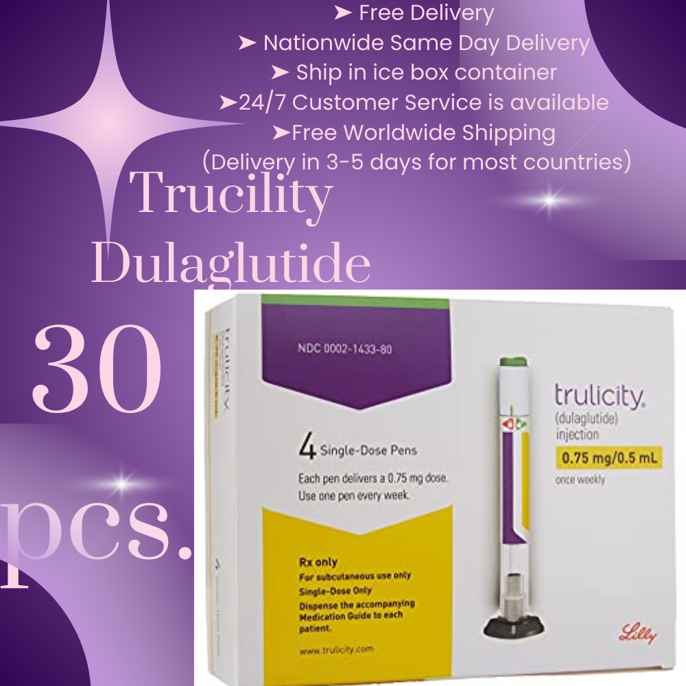 Trucility Dulaglutide Package of 50 Slimming Pens Available in 0.75 mg, 1.5 mg, 3 mg, 4.5 mg