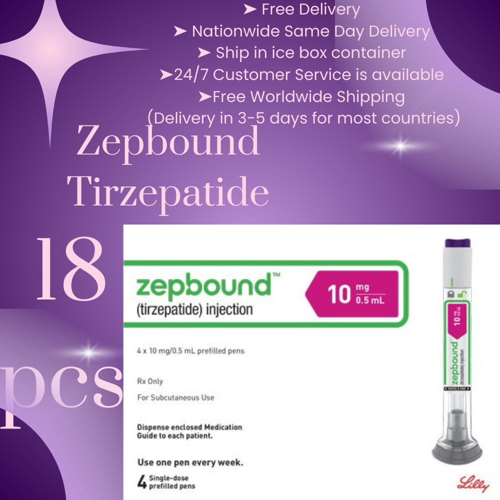 Zepbound Tirzepatide 5 mg 18 Pens, Choice of 2.5 mg, 5 mg, 7.5 mg, 10 mg, 12.5 mg, 15 mg, Ship from Philippines