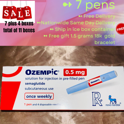 Ozempic® (semaglutide) 11 Boxes injection 0.25 mg Appetite Suppressants/ 11 Pieces, Ship from Manila Philippines