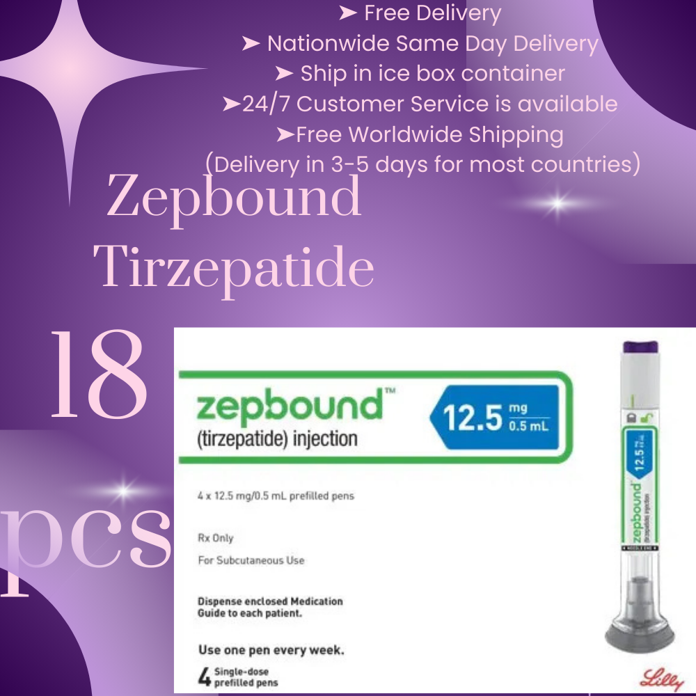 Zepbound Tirzepatide  12.5 mg, From Package of 16 pens 2.5 mg, 5 mg, 7.5 mg, 10 mg, 12.5 mg, 15 mg, Ship from Philippines