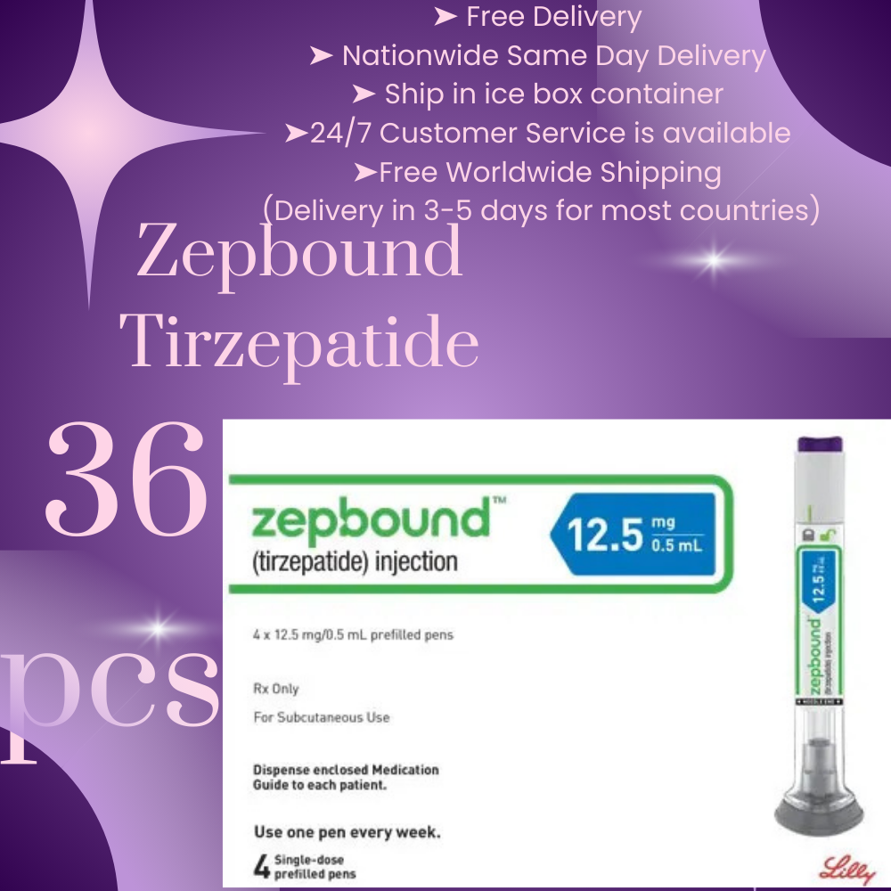 Zepbound Tirzepatide 7.5 mg 72 Pens, Choice of 2.5 mg, 5 mg, 7.5 mg, 10 mg, 12.5 mg, 15 mg, Ship from Philippines