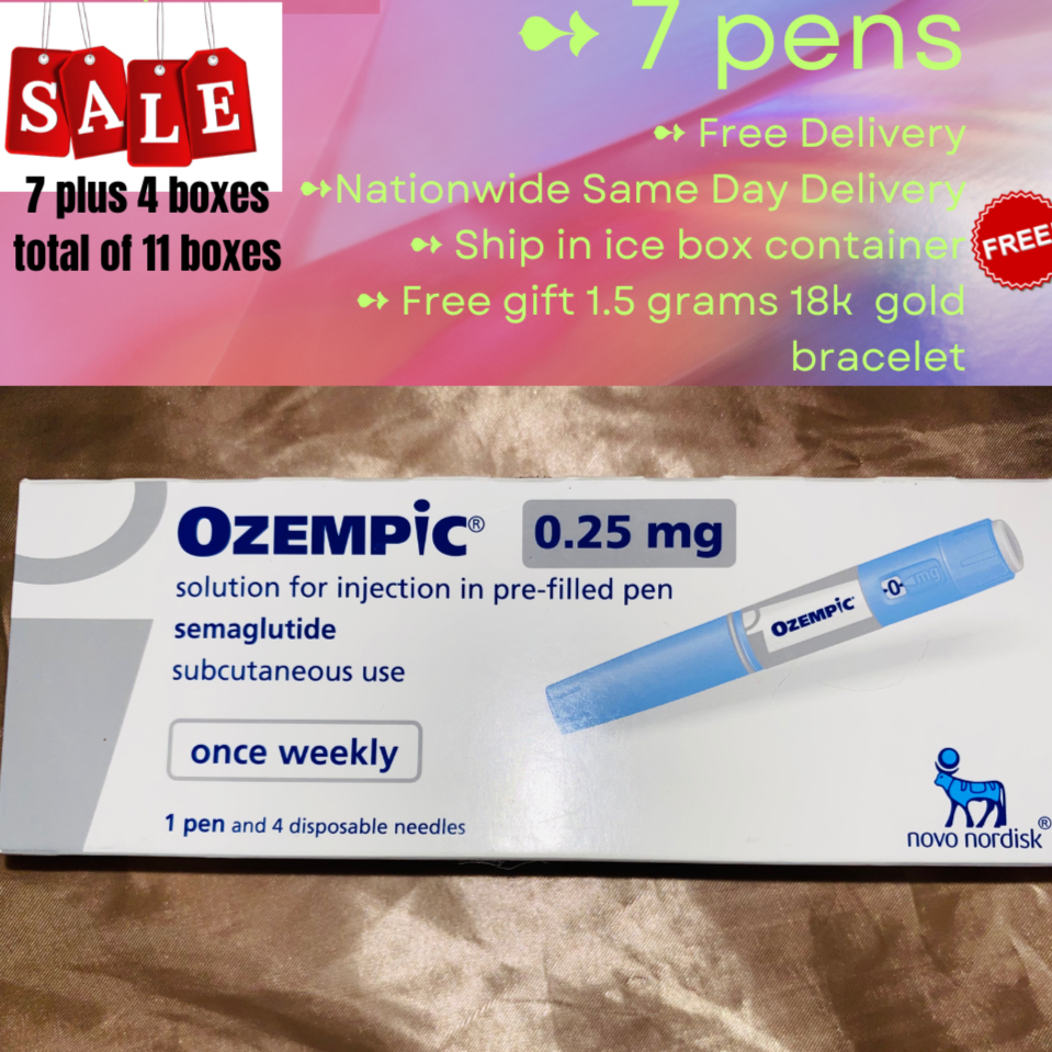 Ozempic® (semaglutide) 11 Boxes injection 0.25 mg Appetite Suppressants/ 11 Pieces, Ship from Manila Philippines