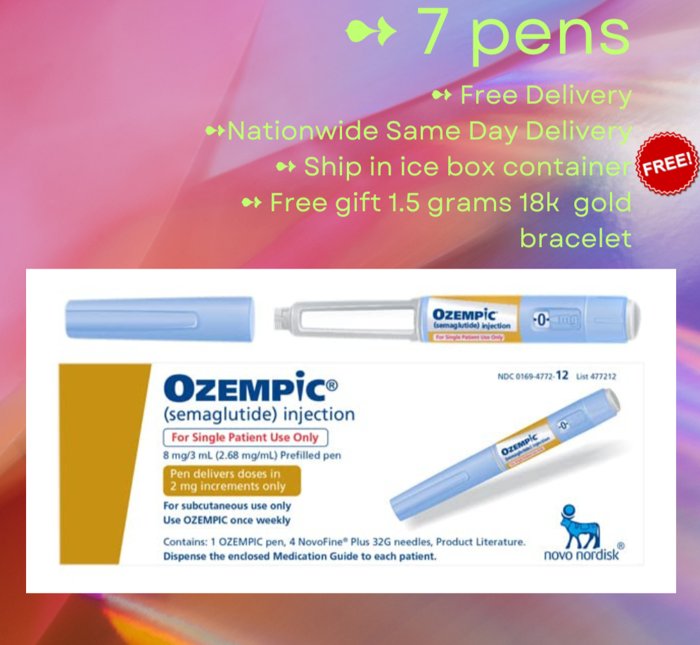 Ozempic® (semaglutide) 7 Pens injection 2 mg Appetite Suppressants/ 7 Pieces, Ship from Manila Philippines