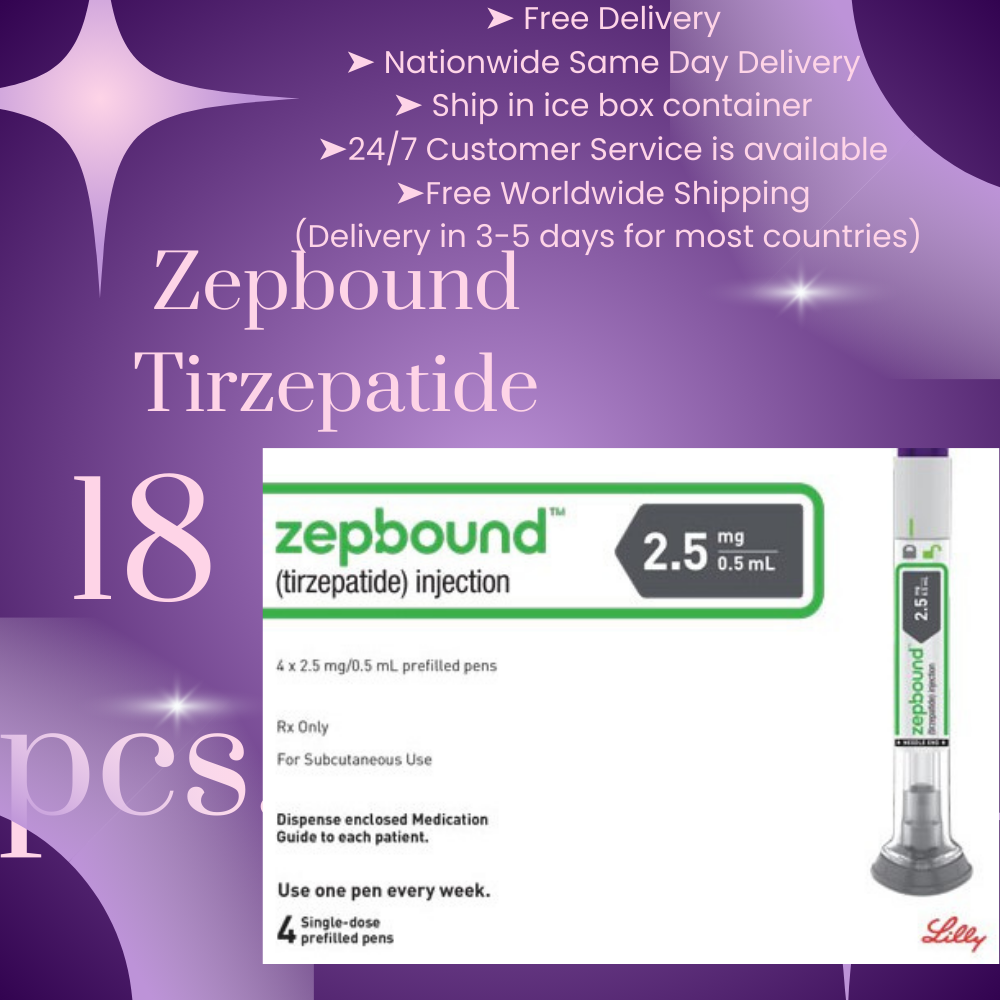 Zepbound Tirzepatide 7.5 mg 72 Pens, Choice of 2.5 mg, 5 mg, 7.5 mg, 10 mg, 12.5 mg, 15 mg, Ship from Philippines