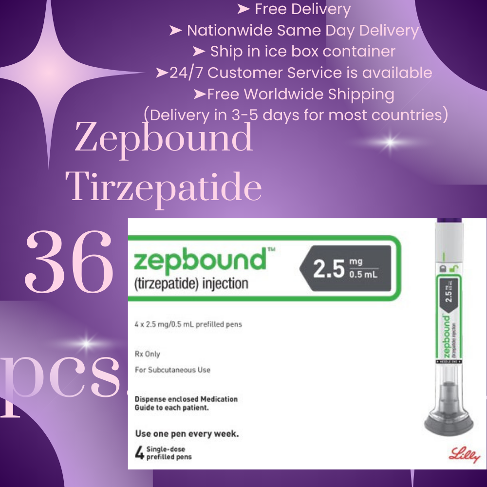 Zepbound Tirzepatide 2.5 mg 72 Pens, Choice of 2.5 mg, 5 mg, 7.5 mg, 10 mg, 12.5 mg, 15 mg, Ship from Philippines