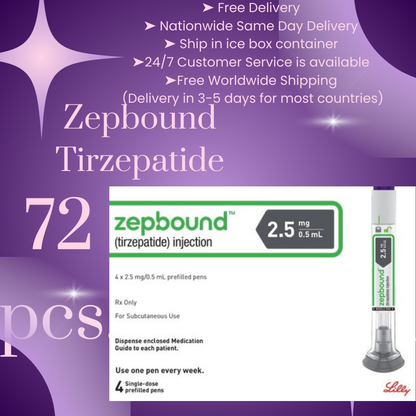 Zepbound Tirzepatide 10 mg 72 Pens, Choice of 2.5 mg, 5 mg, 7.5 mg, 10 mg, 12.5 mg, 15 mg, Ship from Philippines