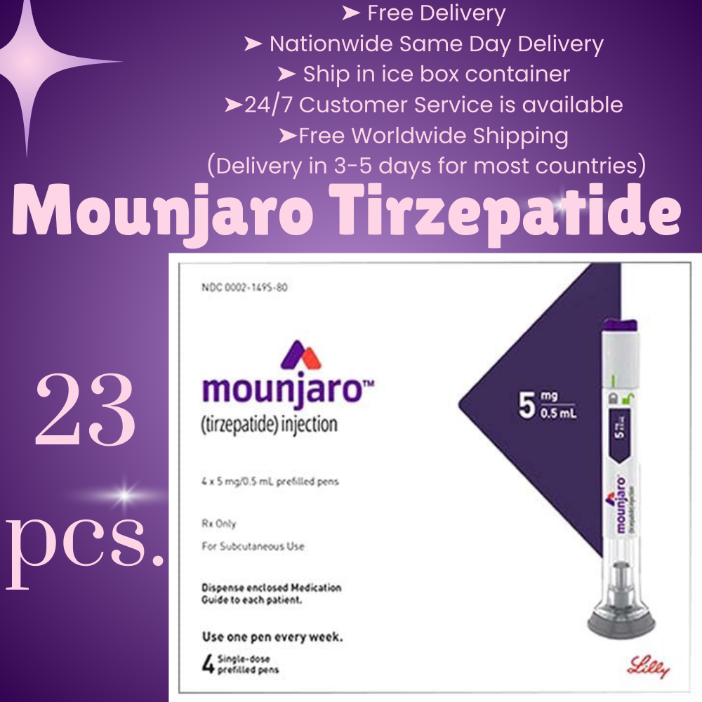 Mounjaro Tirzepatide 15 mg Appetite Suppressant For Weight Loss, From Package of 50 Pens, 2.5 mg, 5 mg, 7.5 mg, 10 mg, 12.5 mg, 15 mg, Skinny Pen