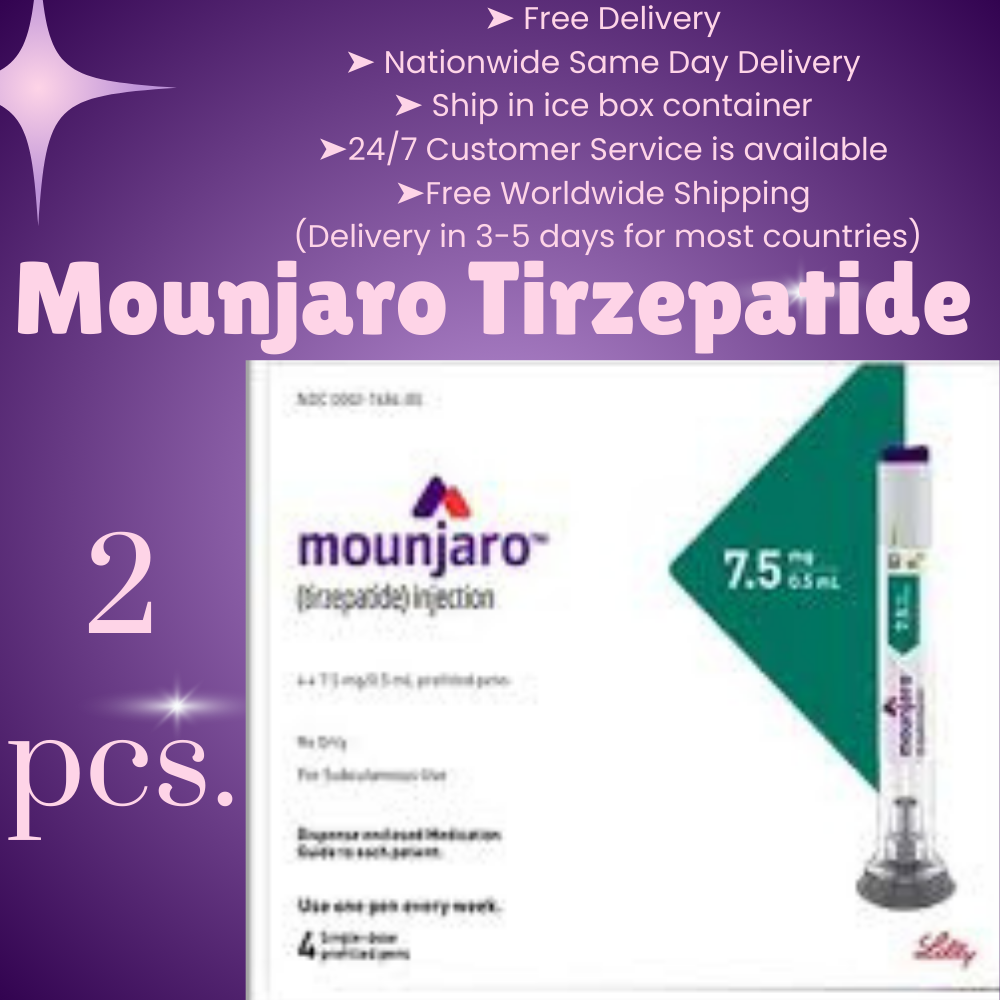 Mounjaro Tirzepatide 15 mg Appetite Suppressant For Weight Loss, From Package of 50 Pens, 2.5 mg, 5 mg, 7.5 mg, 10 mg, 12.5 mg, 15 mg, Skinny Pen