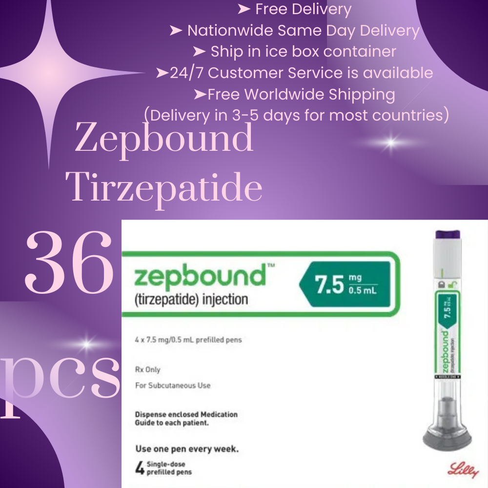 Zepbound Tirzepatide 7.5 mg 72 Pens, Choice of 2.5 mg, 5 mg, 7.5 mg, 10 mg, 12.5 mg, 15 mg, Ship from Philippines