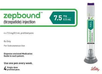 Zepbound Tirzepatide 18 to 72 Pens, Choice of 2.5 mg, 5 mg, 7.5 mg, 10 mg, 12.5 mg, 15 mg, Ship from Philippines